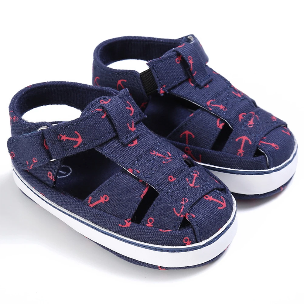 

Newborn Baby Kid Boy Girl Soft Sole Crib Toddler Summer Sandals Shoes Prewalker