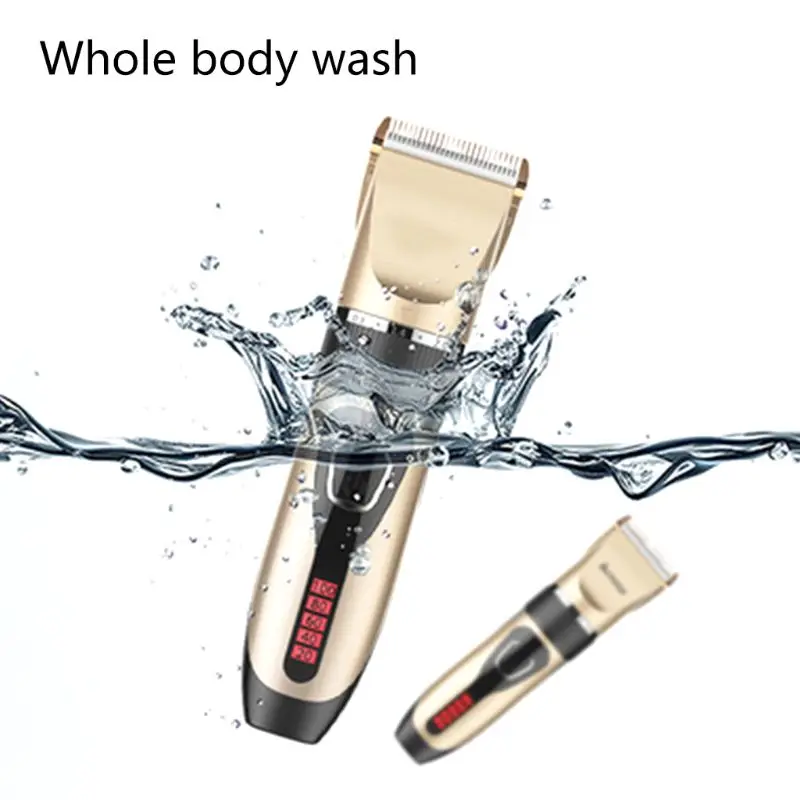 

Fashion Adult Children Home Mute Hair Clipper Portable Rechargeable Electric Haircut Tools