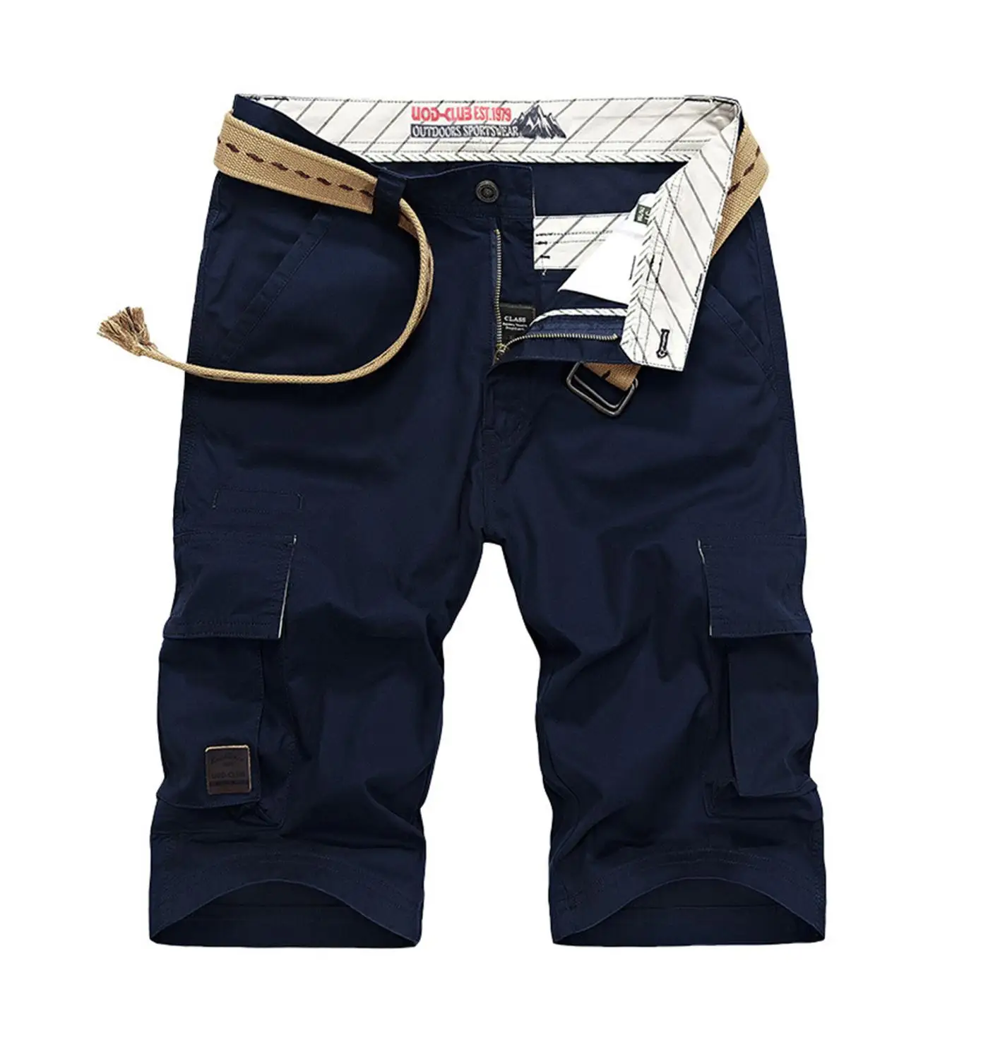 Шорты карго мужские с множеством карманов уличная Боевая форма в стиле милитари