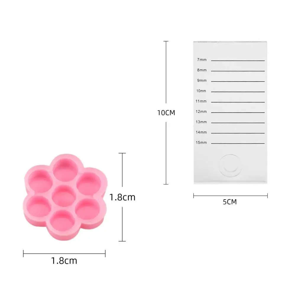 100 шт. клей для ресниц чашка цветок Форма задержки сушки Пластик прививки клея