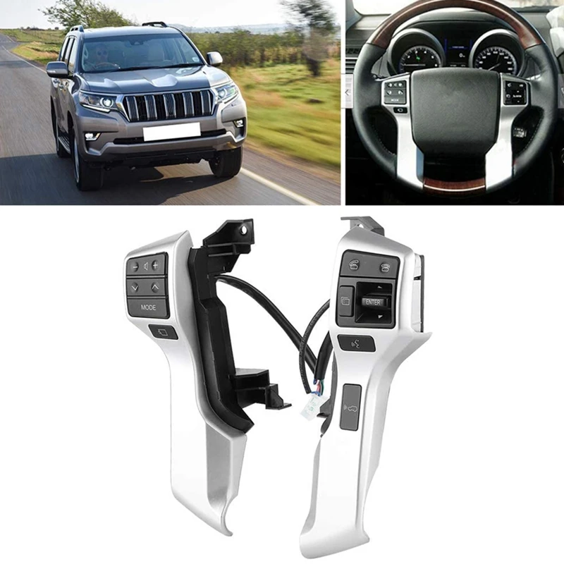 

Car Multi-Function Steering Wheel Control Switch for Toyota Land Cruiser Prado 2010-2013 84250-60180