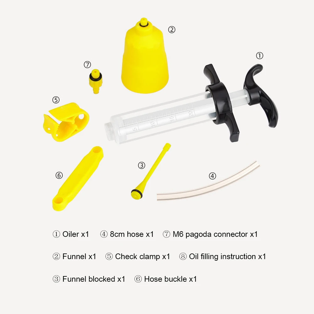 

2021 Universal Brake Oil Bleed Kit Simple MTB Mountain Bike Hydraulic Disc Verbeterde Versie Bike Brake Repair Oil BrakeTools