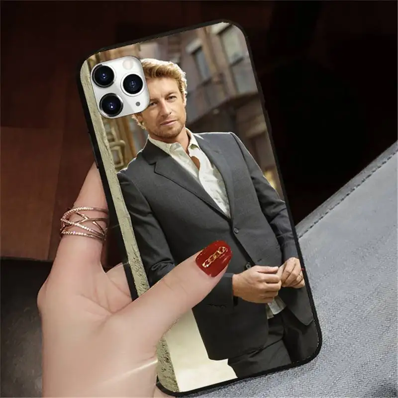 

The Mentalist Red John Simon Baker Phone Case for iPhone 11 12 pro XS MAX 8 7 6 6S Plus X 5S SE 2020 XR luxury design cover