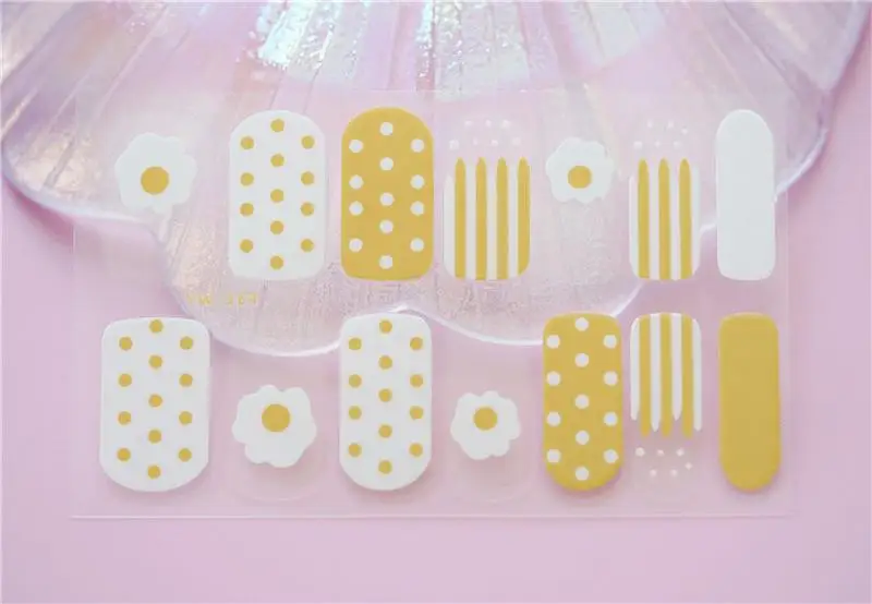 14 шт стикер для ногтей водостойкая наклейка дизайна мода сделай сам макияж