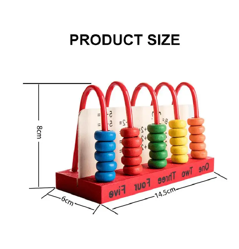 Деревянная математическая игрушка Монтессори подставка для вычисления