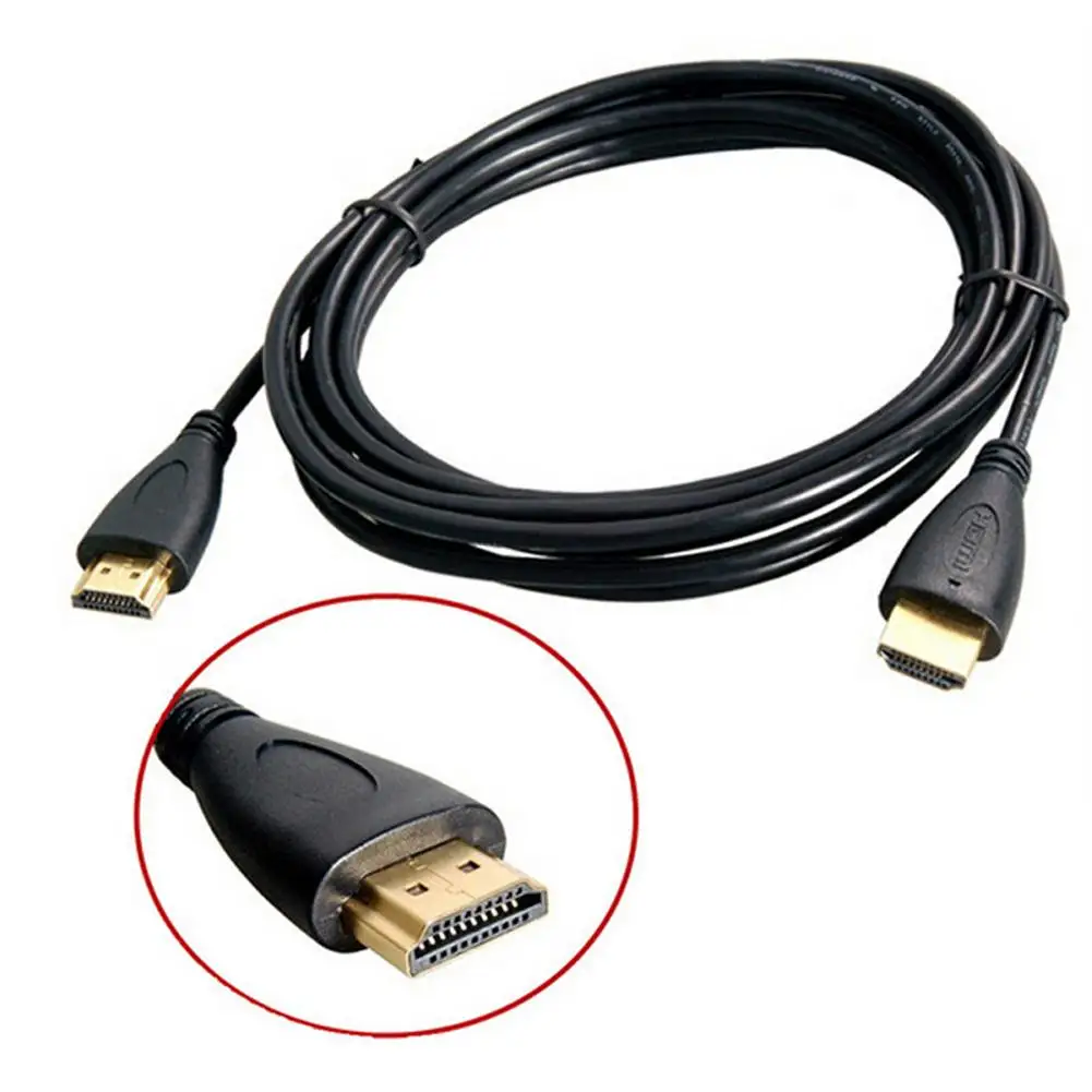 Кабель HDMI совместимый штекер 1080p провод 1 4 версия плоский для камеры PS3 HDTV