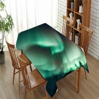 aurora tablecloth print color pink wedding birthday party table cover rectangle desk cloth wipe covers waterproof table cloth