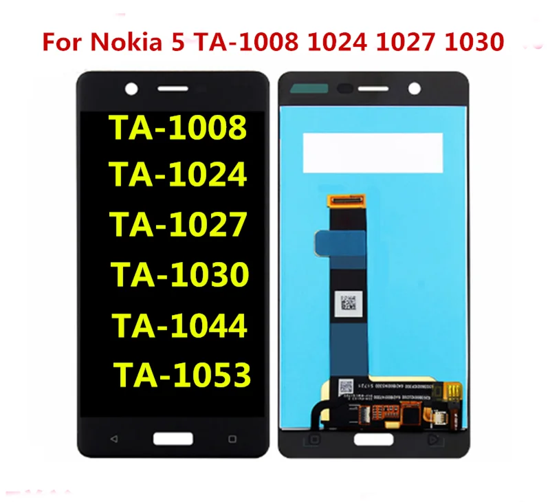 100% оригинал для Nokia 5 TA-1008 1024 1027 1030 1044 1053 ЖК-дисплей Дисплей с сенсорным экраном