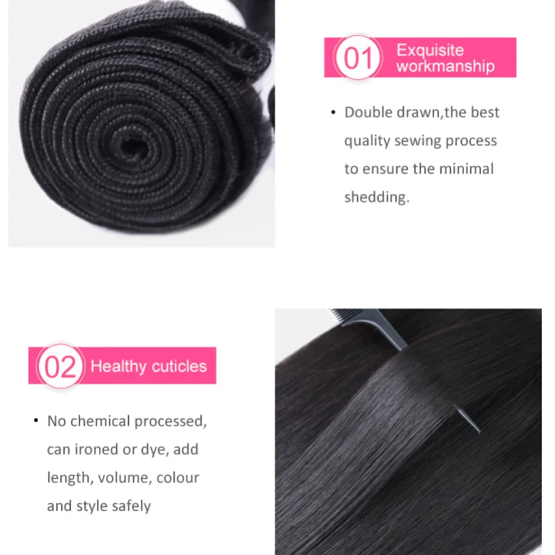 Ruolanni Волосы Кудрявые Волнистые пряди бразильских волос Пряди человеческих для