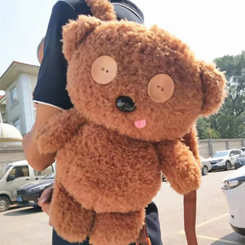 Movie Tim Bear Plush backpacks handbag Shoulder Bag storage bag stuffed toys plush toy doll doll A gift for a friend