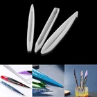 Форма силиконовая для ручки, форма для эпоксидной смолы, 3 цвета, для самостоятельного изготовления ювелирных изделий, припасы для ремесла