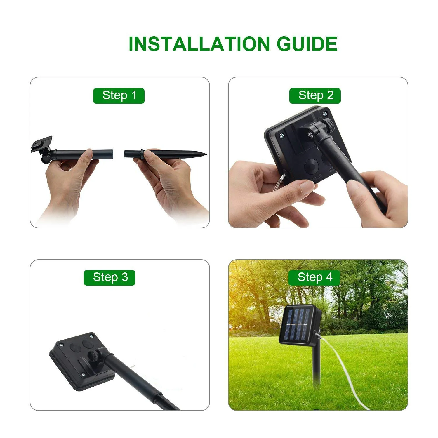 Светящаяся гирлянда с солнечной батареей ковкое железо металл мяч шар в