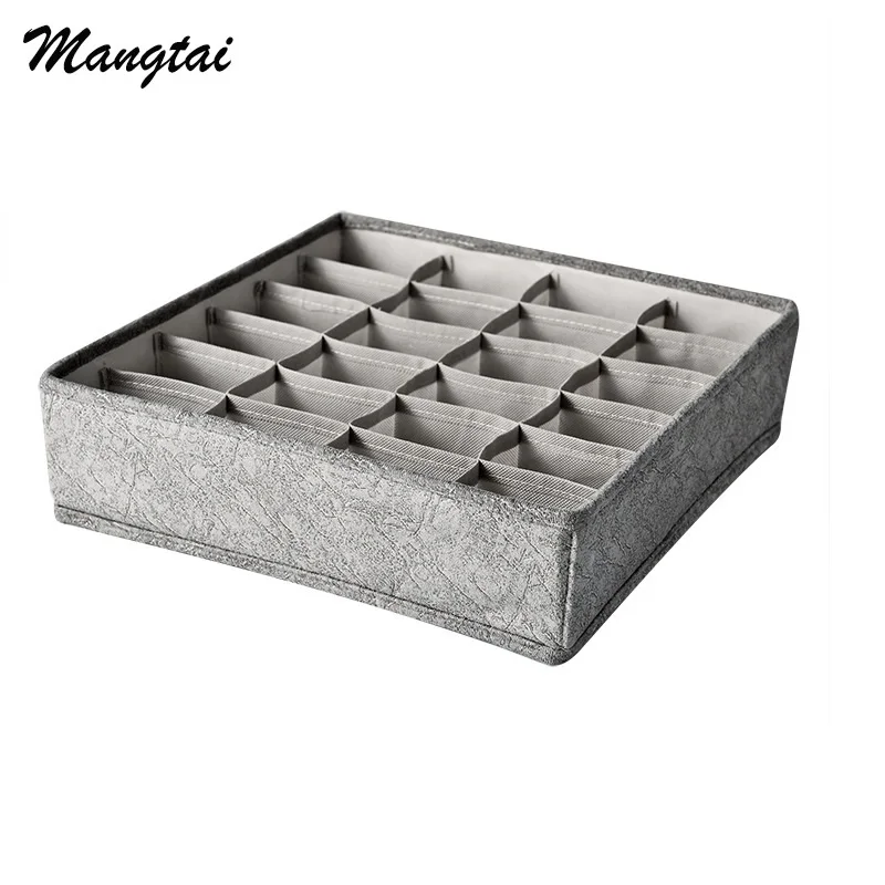 Органайзер для нижнего белья и одежды в ящик с разделителями и складывающимися отделениями.