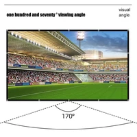 100 inch projector screen for smart phone hologram movie screen hd quality outdoor office home indoor foldable projection cloth