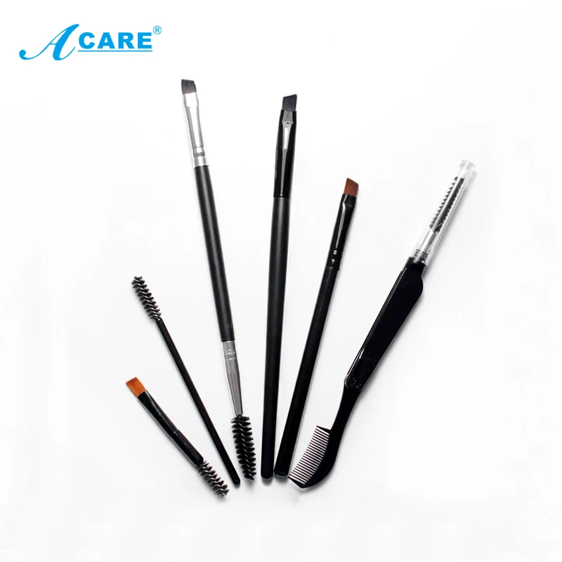 Набор кистей для бровей ACARE профессиональная двухсторонняя расческа набор