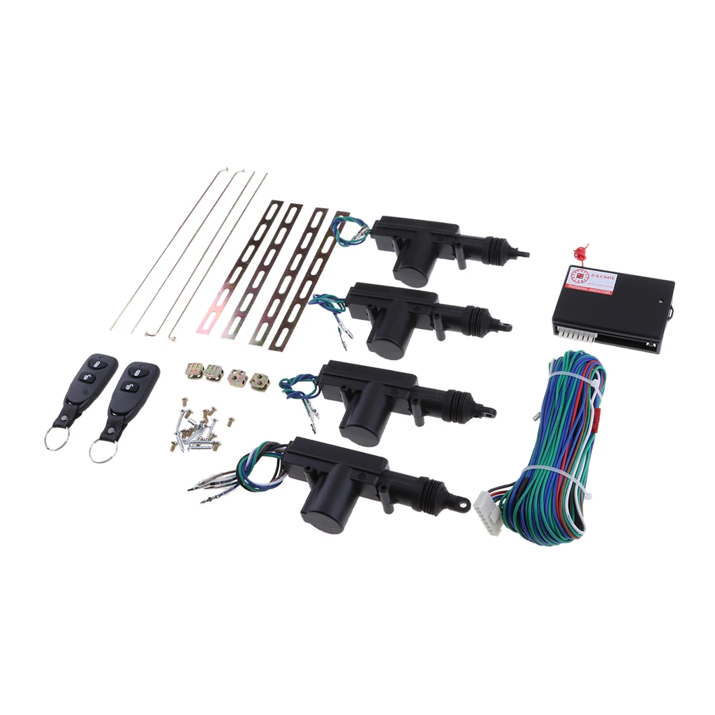 Комплект центрального замка с 4 дверями С 2 бесключевым доступом автомобильный