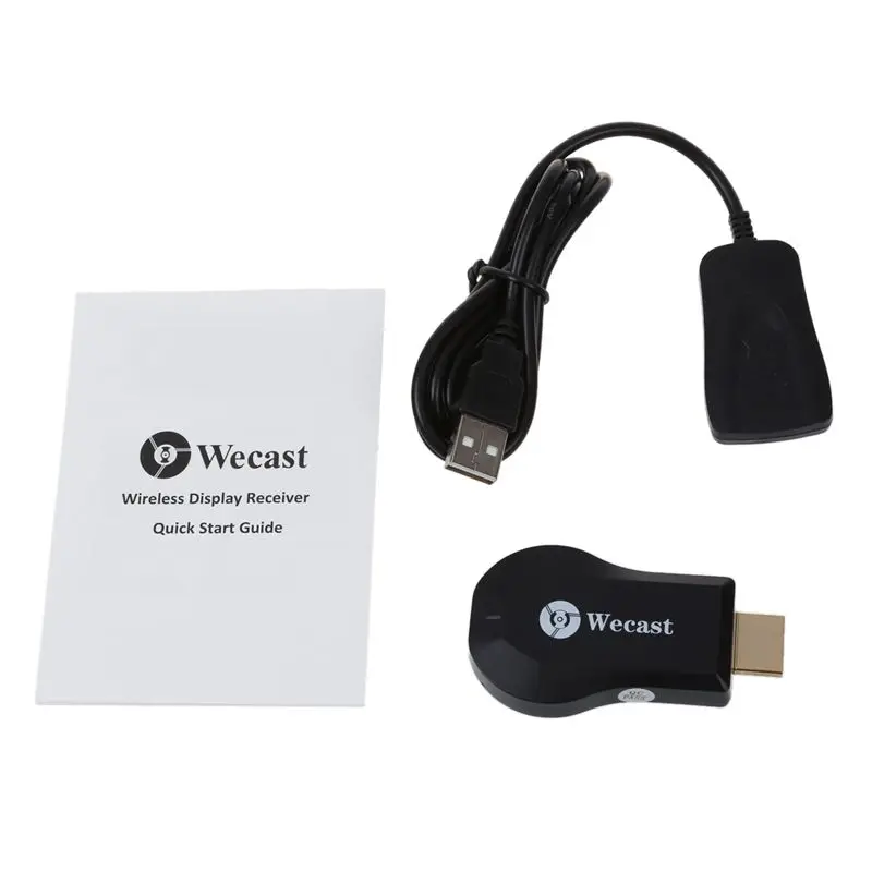 Ресивер адаптер Wecast C2 Miracast WiFi 1080P AirPlay Зеркальное отображение DLNA|SmartTV-стики и