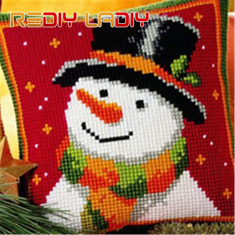 Сделай сам вышивка крестиком чехол для подушки с мультипликационным принтом