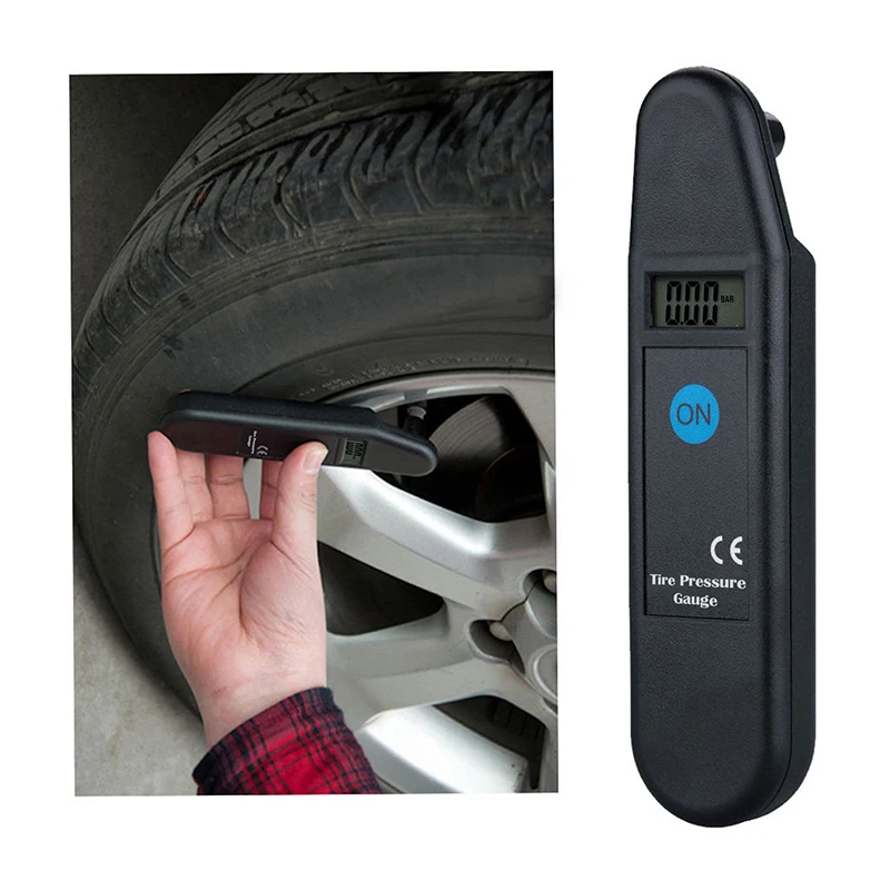 

TG105 Digital Car Tire Tyre Air Pressure Gauge Meter LCD Display Manometer Barometers For Car Truck Motorcycle PSI Tester Tool