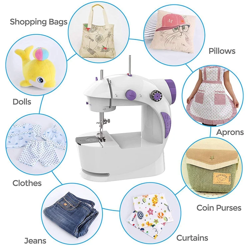 Мини-швейная машина обновленная версия портативная мини-машина домашняя швейная