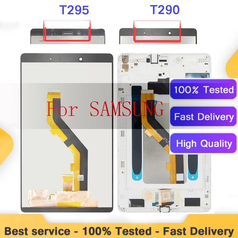 

New LCD Display For Samsung Galaxy Tab A 8.0 2019 SM-T290 SM-T295 T290 T295 LCD Touch Screen Digitizer Assembly Replacement