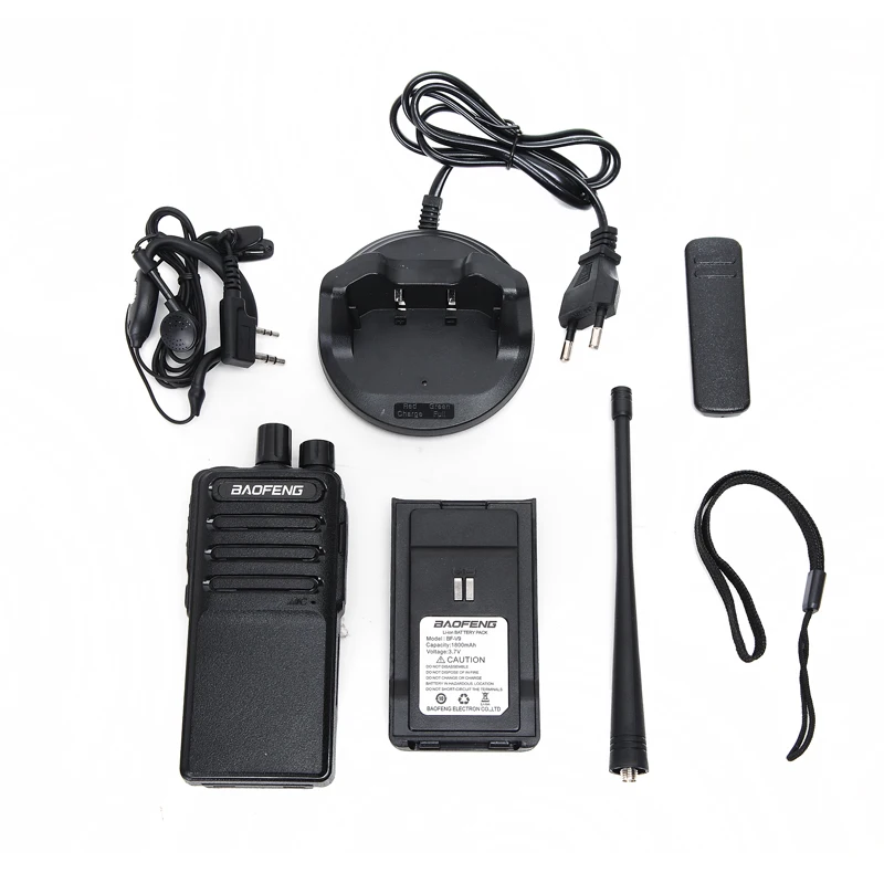

2Pcs Baofeng BF-V9 Mini Portable Walkie Talkie USB Fast Charge 5W UHF 400-470MHz Ham CB Radio Set uv-5r Woki Toki BF-888S bf888s