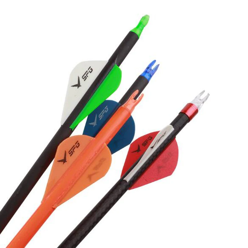 8 цветов стрельба из лука 2-Дюймовая лопасть стрелы резиновое перо Fletching стрела DIY