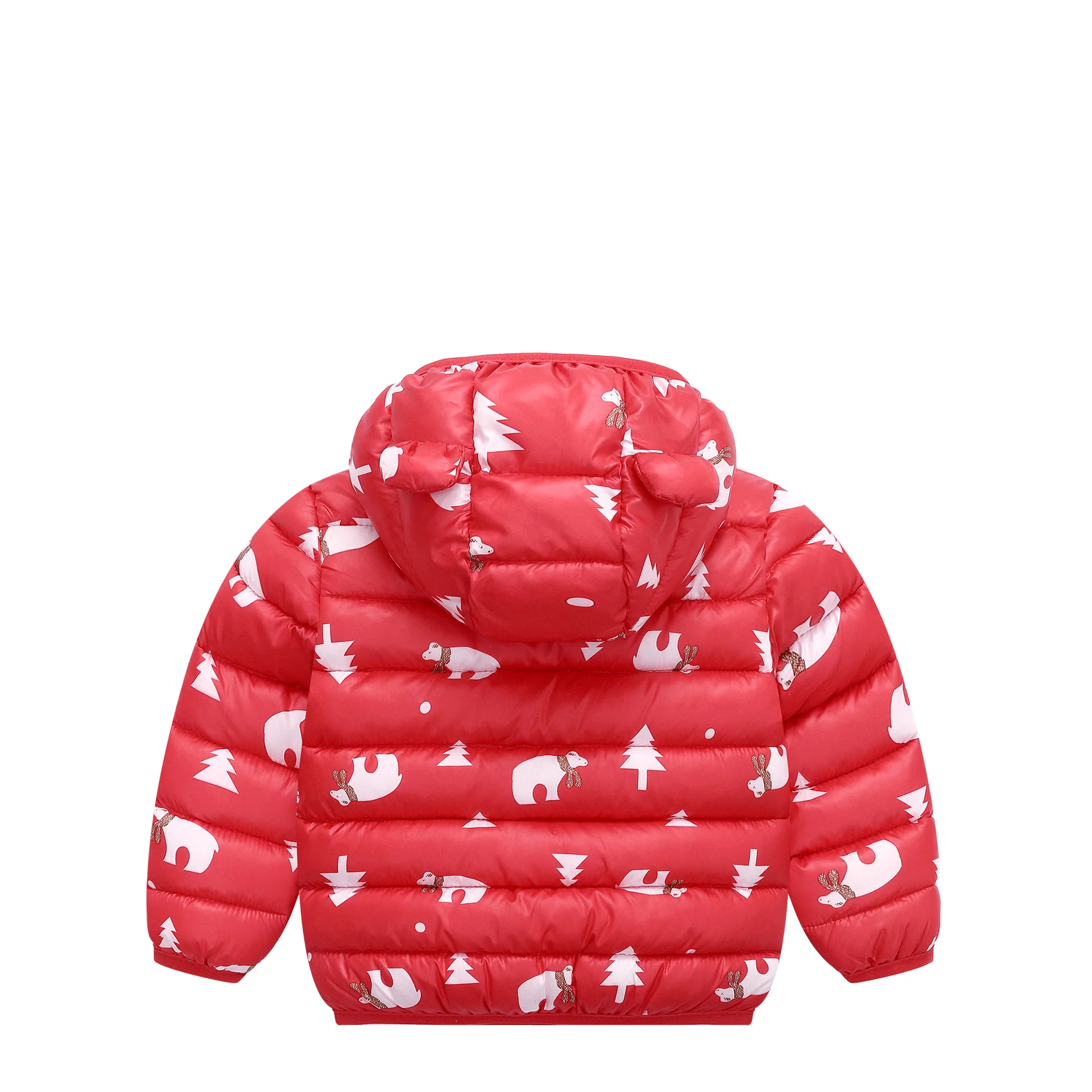 Детская зимняя куртка Новинка осени 2019 пуховая хлопковая одежда с мультяшным