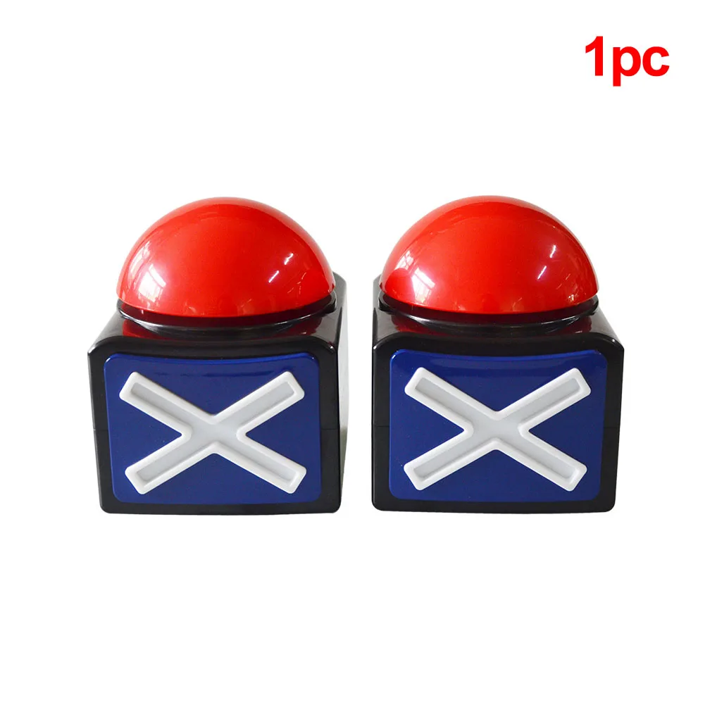 ABS шуточное кольцо веселая розыгрыш семейный звук светильник свет кнопка тревоги