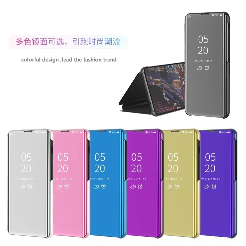 Умный флип-чехол mi ror для Xiao 9 SE 6 Роскошный чехол x 3 2 Max чехол-подставка Note A1 A2 5X 6X