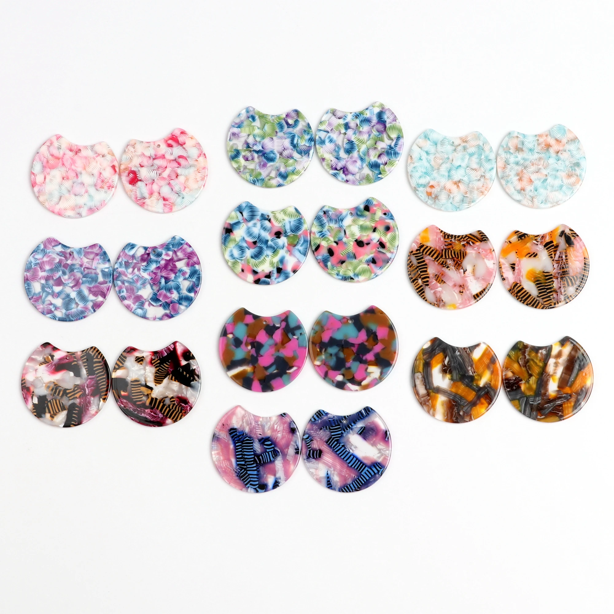 Очаровательные серьги в виде ракушки черепахи ацетатные Акриловые Бусины особые