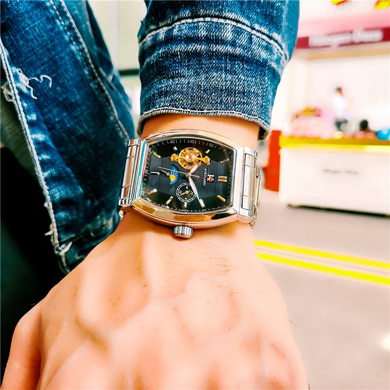 

Top Brand Fashion Mechanical Watch for men Sport Waterproof Chronograph Automatic Watch Men Army Military Relogio Masculino