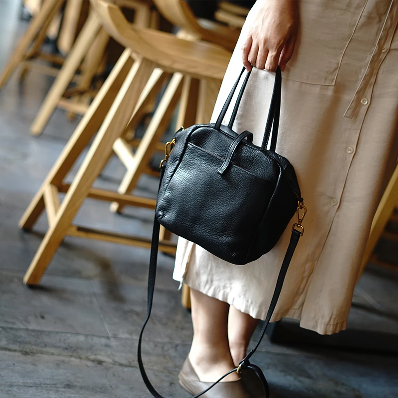 WOONAM женская модная сумочка из натуральной кожи итальянская телячья кожа верхняя