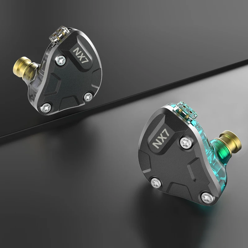 NICEHCK NX7 IEM наушники-вкладыши 4BA + двухкарбоновые нанотрубки динамическая