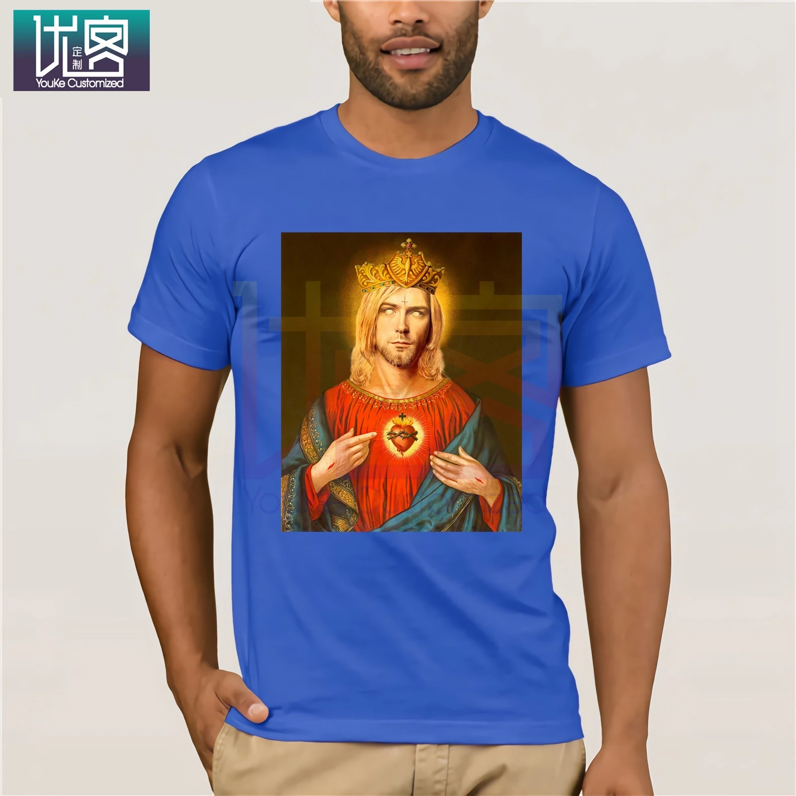 Nirvana Kurt Cobain Футболка мужская Harajuku Song Lyrics обрамленная печать рок-звуков летняя Lothes