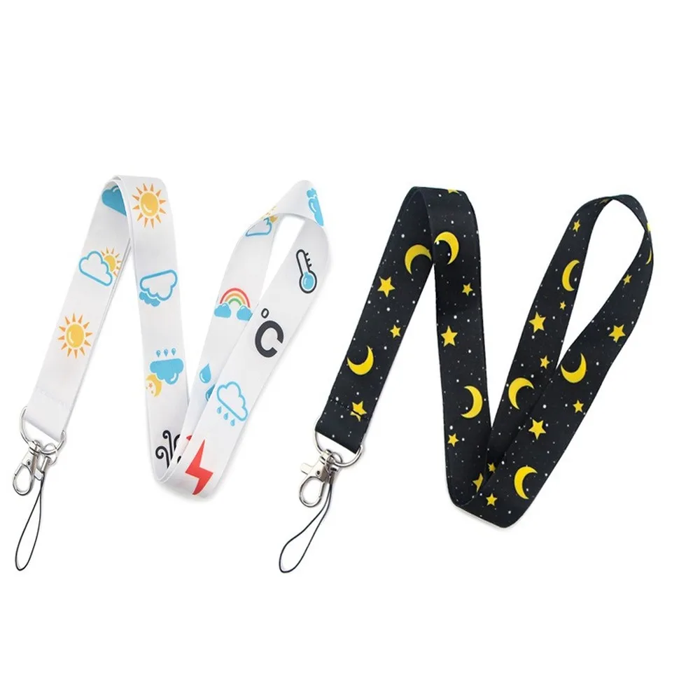 Шнурок Moon для прогноза погоды ключей телефона полноцветный дизайнерский