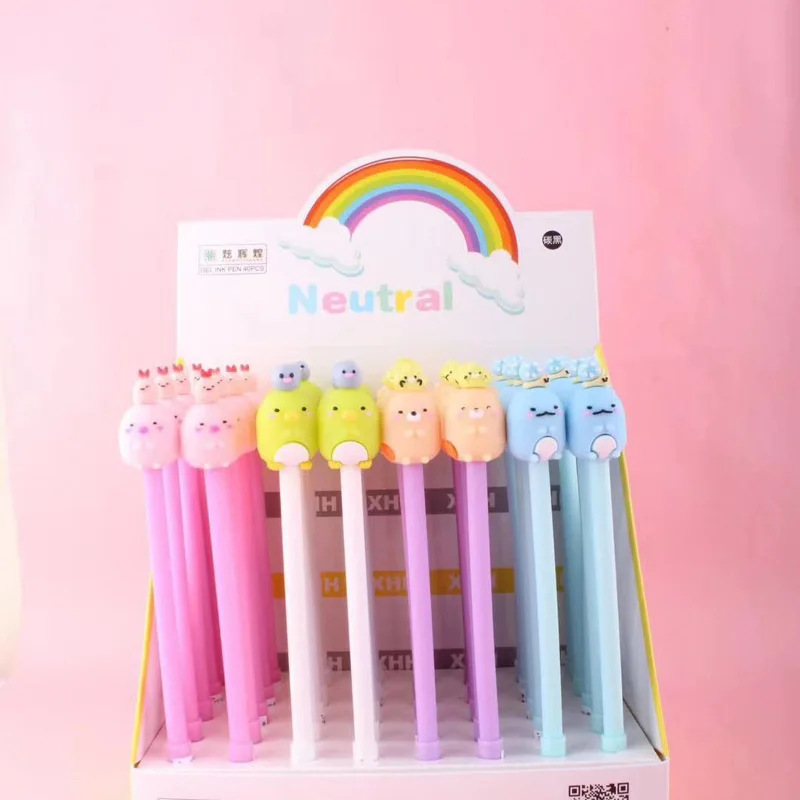 2 шт./лот Милая гелевая ручка Sumikko Gurashi для подписи подарок Escolar Papelaria Канцтовары