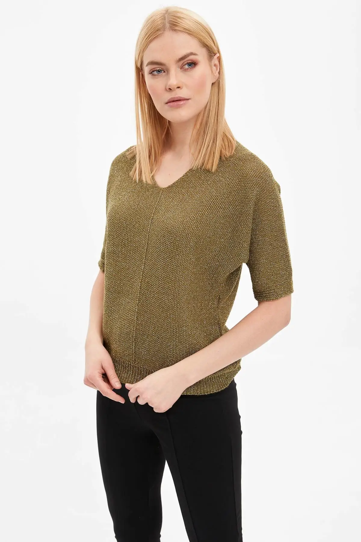 DeFacto Autumn Woman Pullover Tricot Jumper Casual Female Fashion New Season-K6610AZ19AU | Женская одежда