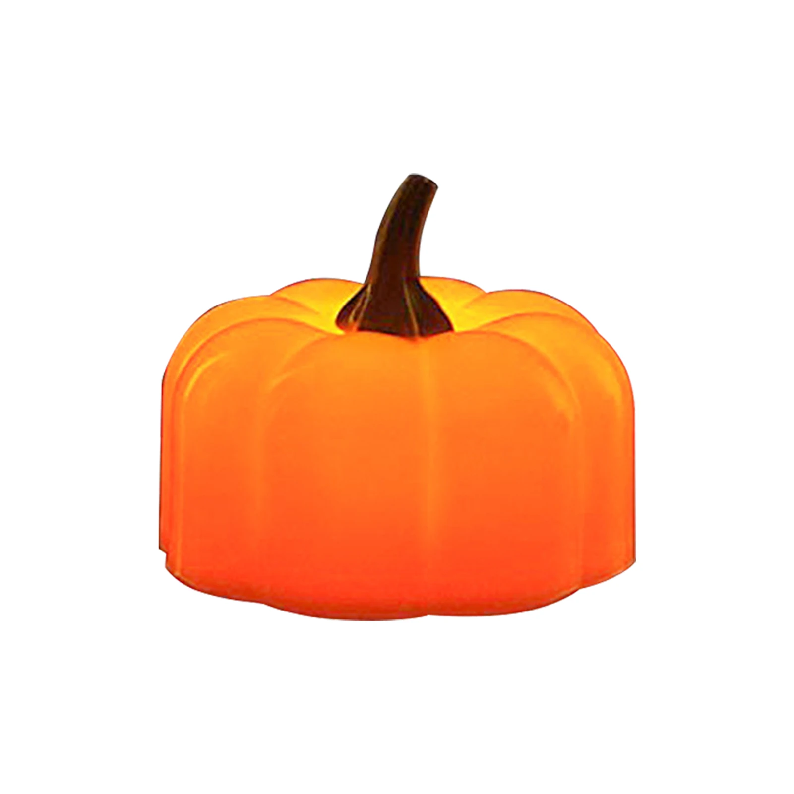 

12pcs Living Room Pumpkin Light Festival Decor Wedding Home LED Lamp Battery Operated Desktop Party For Halloween Mini Gift