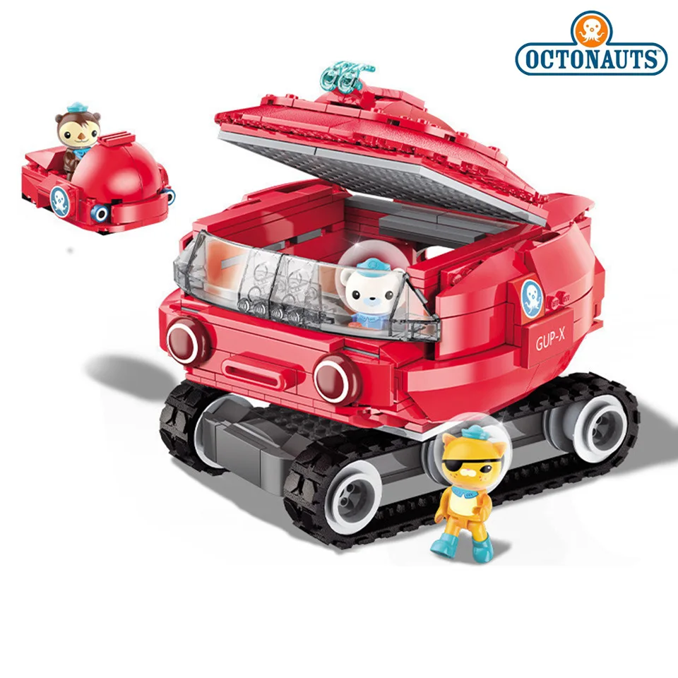 395 шт. настоящий Octonauts Octopod GUP X строительный блок Barnacles kwazi Tweak Строительный кирпич
