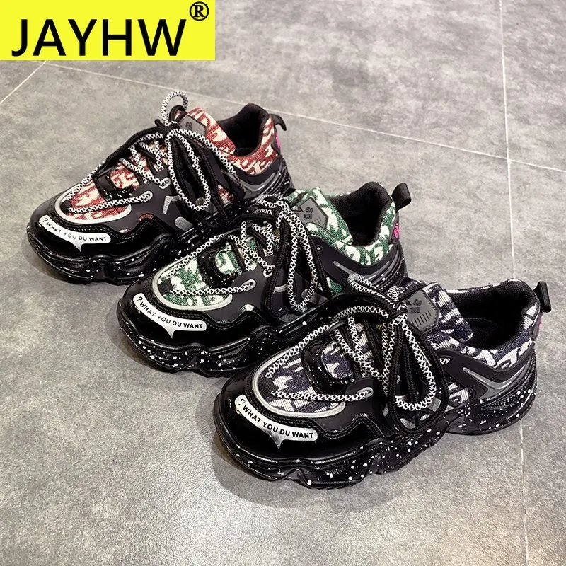 

JAYHW Classic Woman Canvas Shoes 2021 Spring New Camouflage Outdoor Casual Sneakers Women Comfortable Breathable Footwear