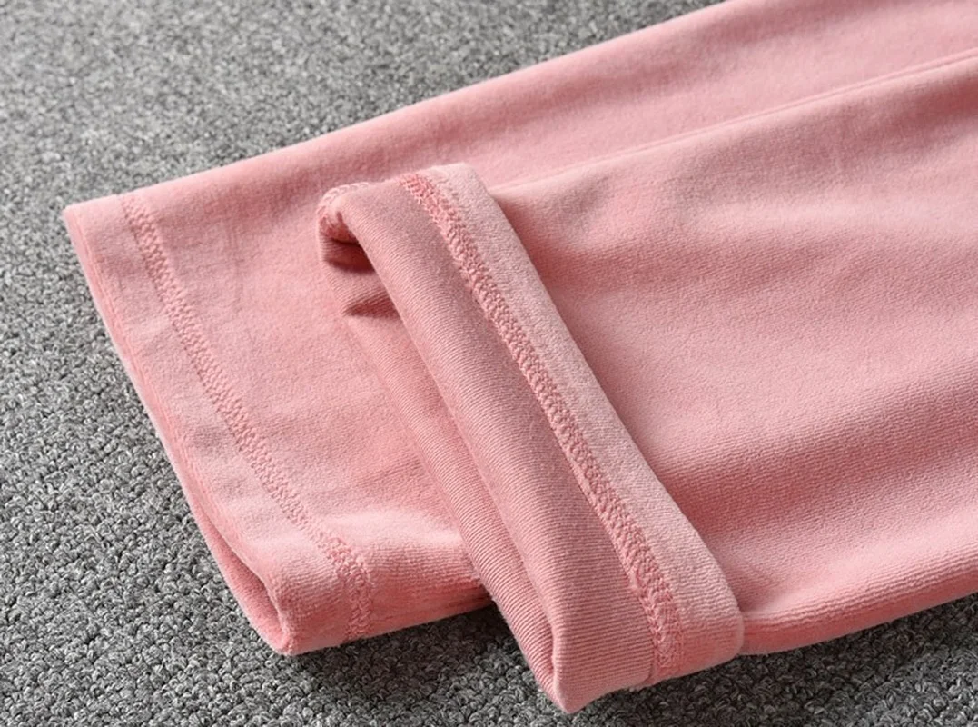 

Spring and Autumn Velvet Sports Suit Female Slim Leg Yoga Home Fashion Casual Cardigan Two Piece Set