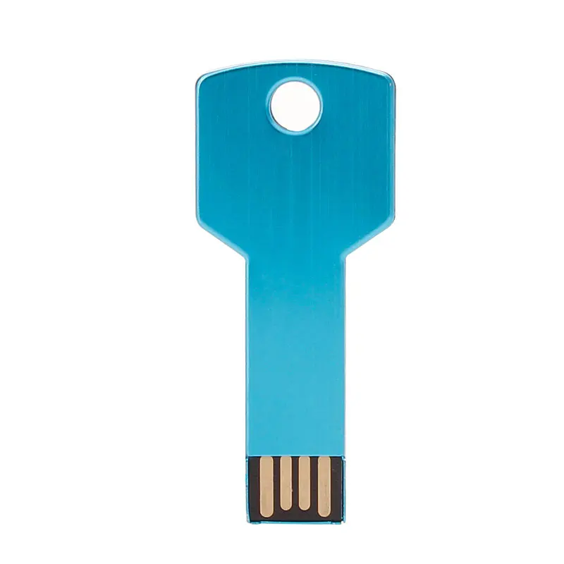 Usb флеш-накопитель 16 флэш в виде ключа в форме флешки 32 Гб Водонепроницаемая Ручка usb 2,0 металлический накопитель 64 ГБ браслет 4 ГБ 8 ГБ 128 ГБ Подарочный логотип - Цвет: Free custom LOGO