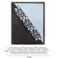 flower stripe frame metal cutting dies stencil for diy scrapbooking album embossing paper cards decoratve crafts die cuts