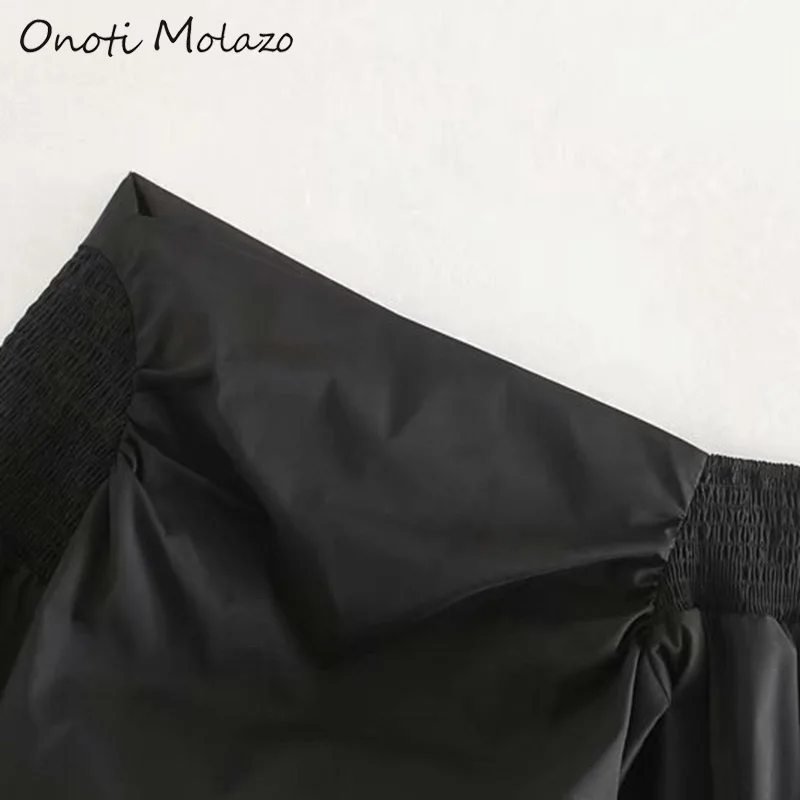 Женская офисная блузка с открытыми плечами Onoti Molazo элегантные вечерние топы