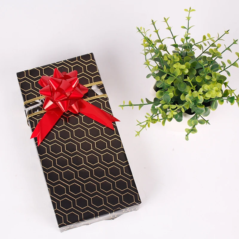 Плоский лист 50x70 см упаковочная бумага золотые карты звездное небо ананас и