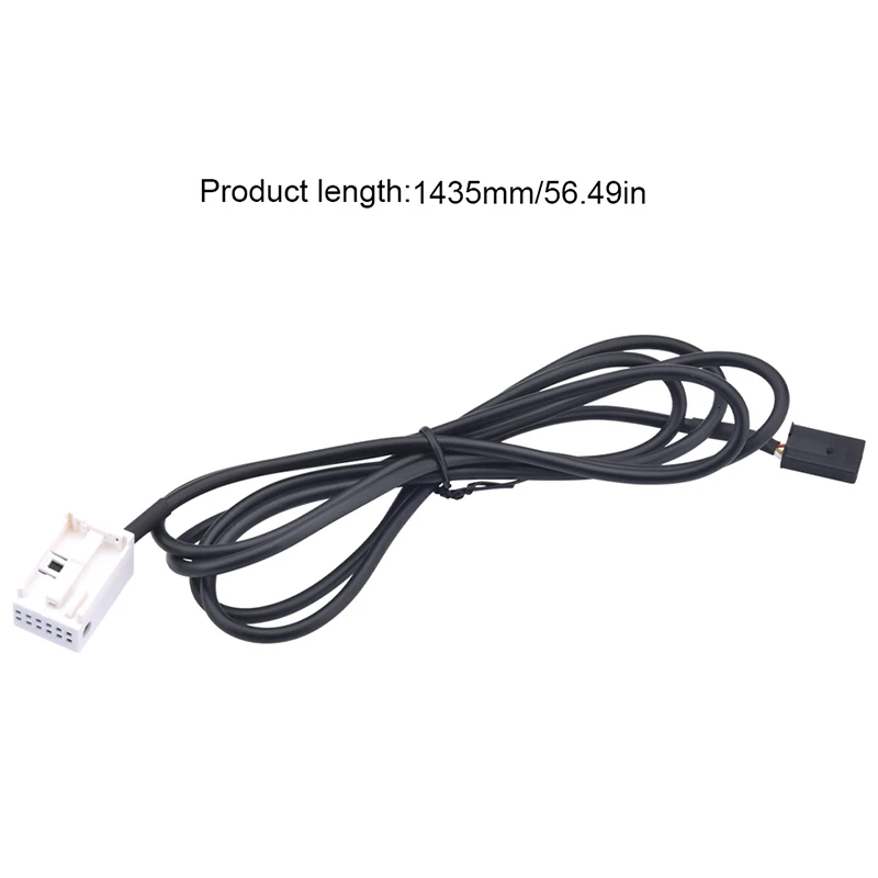 SPEEDWOW 1 комплект Автомобильный AUX USB разъем переключатель + аудио кабель жгут