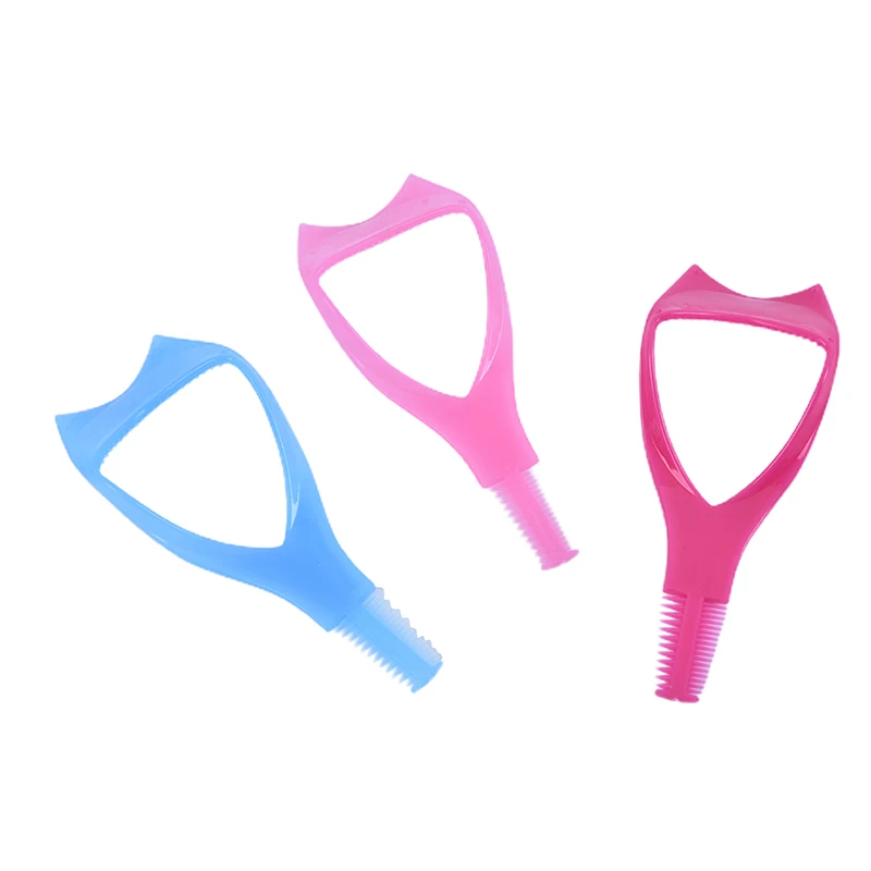 

3 in1 Makeup Mascara Eyelash Curling Comb Lashes Cosmetics Curve Applicator Comb