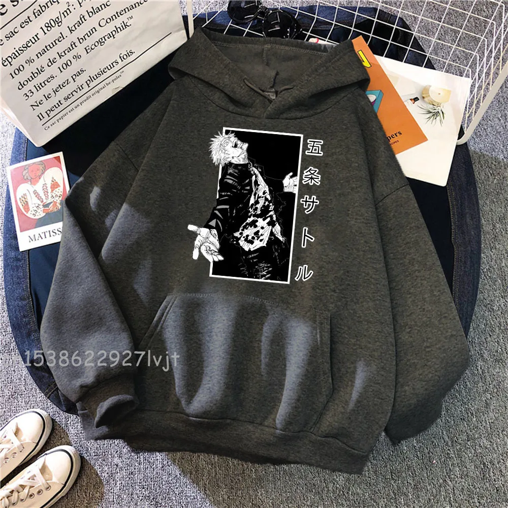 

Jujutsu Kaisen Gojo Satoru Hooded Pullover Men Women Sweatshirts Fashion Harajuku Hoodies Casual Streetwear Unisex Hooded Hoodie