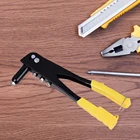 Ручной пистолет с заклепками, ручные инструменты, экономичный ручной пистолет с одной ручкой для заклепок, портативная вставка, плоскогубцы для ремонта